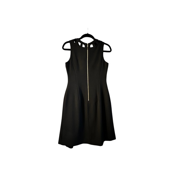 Eliza J Black Sleeveless Sheath Dress Cutout Neckline Party Size 6 - Picture 4 of 5